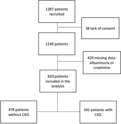 Factors associated with chronic kidney disease in patients with diabetes in French Guiana